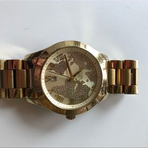 Authentic Michael Kors Layton- world watch